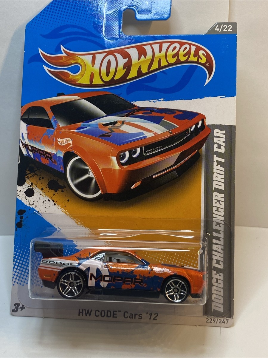 Hot Wheels 2011 Dodge Challenger Drift Car. Rare,VHTF! '12 HW Code