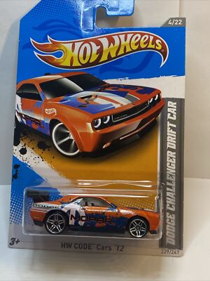 Hot Wheels 2011 Dodge Challenger Drift Car. Rare,VHTF! '12 HW Code