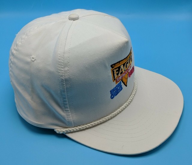 EAGLE TORTILLA CHIPS vintage white adjustable snapback cap / hat eBay