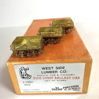 PRECISION SCALE SIDE DUMP BALLAST CAR完成品 PRECISION SCALE SIDE DUMP BALLAST CAR Finished product HO