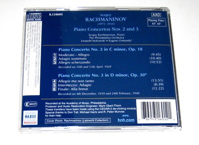 Naxos Historical: Sergey Rachmaninov - Piano Concertos No. 2 & 3