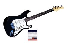 Julian Lennon authentic signed electric guitar W/ PSA Cert Autographed P124a1 Julian Lennon authentic signed electric guitar W/ PSA Cert Autographed P124a1