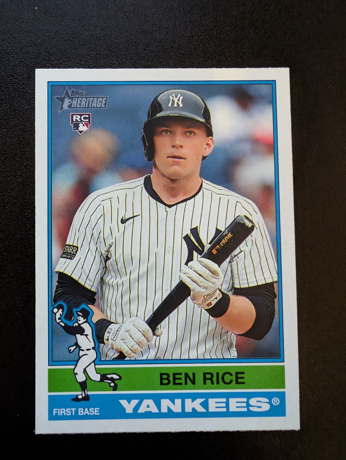 2025 Topps Heritage Ben Rice #406 (RC) (J7)