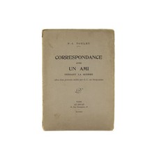 Paul Jean TOULET: Correspondance avec un ami E.O envoi du Comte Philipon