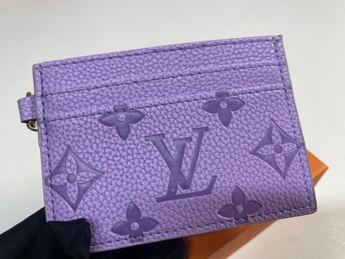 Louis Vuitton Double Card Holder Monogram Purple