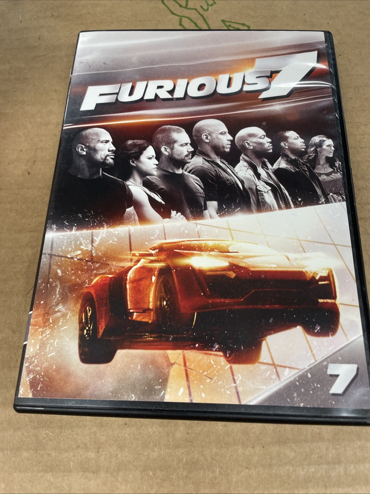Furious 7 (DVD, 2015) -(f963)