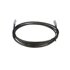 PanNet Patch Cord, 24 AWG, Cat. 6A, RJ45, 10 ft., Black (utp6ax10bl)