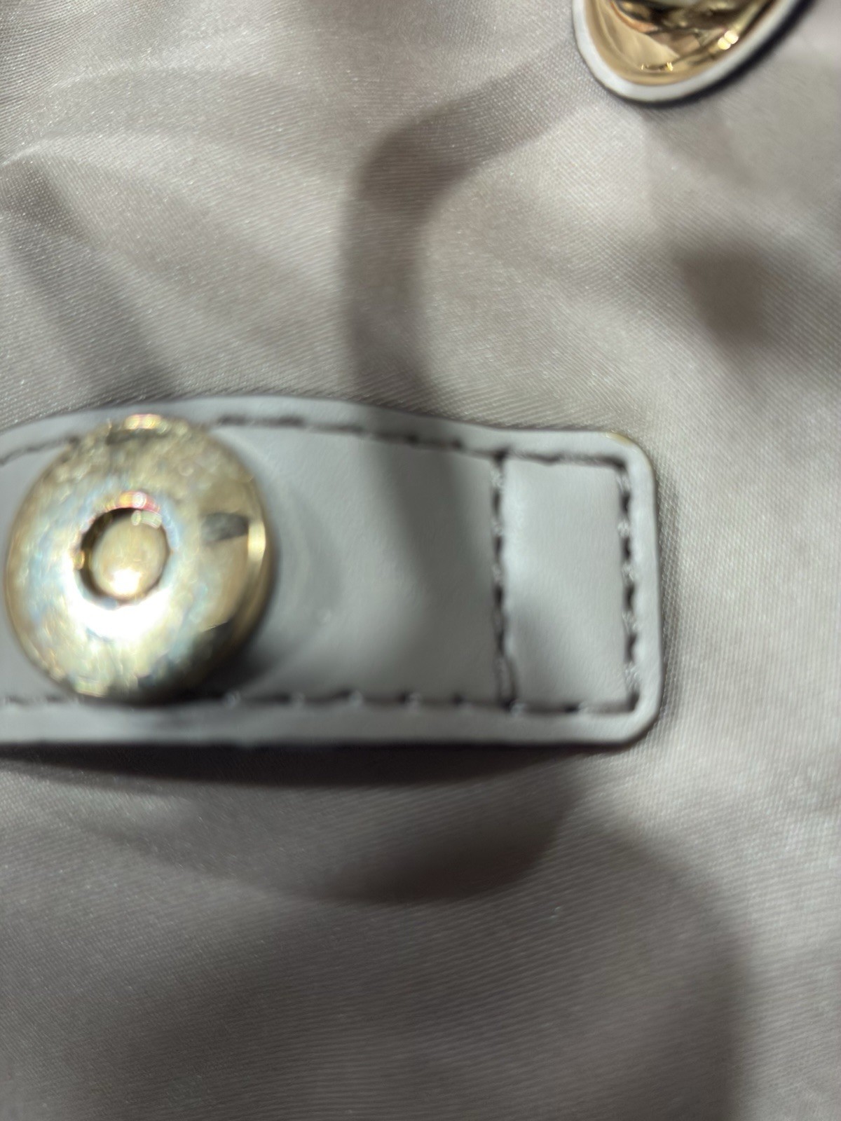 Authentic Michael Kors Drawstring Backpack in Bei… - image 9