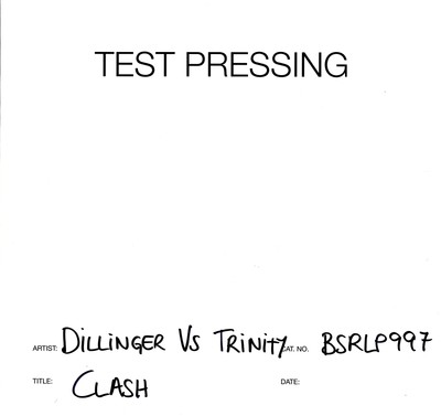 Dillinger Vs Trinity(Test Pressing Vinyl LP)Clash-Burning Sounds-BSRLP9-M/M