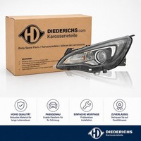 Hauptscheinwerfer Links Diederichs 1807885 FÜR Opel Frontscheinwerfer Frontlicht