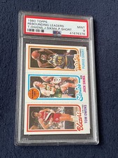 1980 Topps Tom Owens/ Jack Sikma/ Purvis Short PSA 9 Mint Sharp