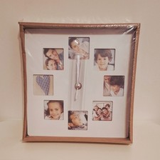 Wanduhr Bilderrahmen - für 8 Bilder - NEU OVP !