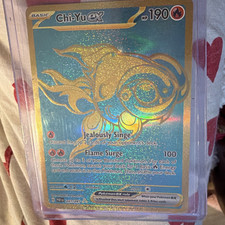 Pokémon TCG Chi-Yu ex 234/091 SV Paldean Fates Shiny Ultra Rare Holo