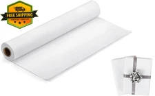 White Craft Paper Roll 15"×591" Arts Paper for Kids Painting Drawing, 15*50ft