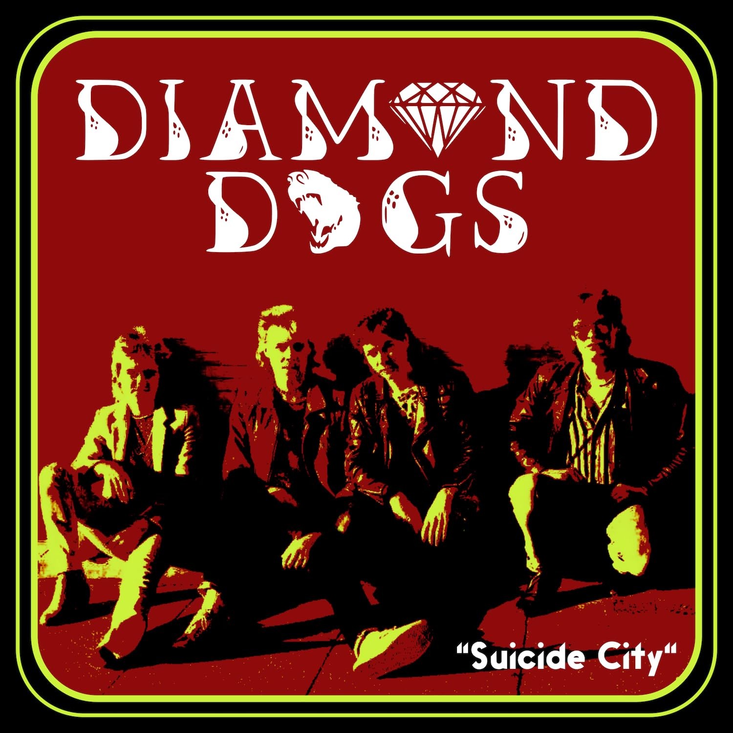 Diamond Dogs Suicide City - Red (Vinyl LP)