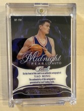 Yao Ming Basketball Original Autographed Sports Trading Cards