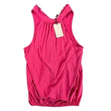 NWT Green Envelope Women’s XS Pink Sleeveless Top Tank Soft Material Made In USA