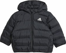 Piumino sintetico Adidas unisex bambino nero taglia 3-6 mesi