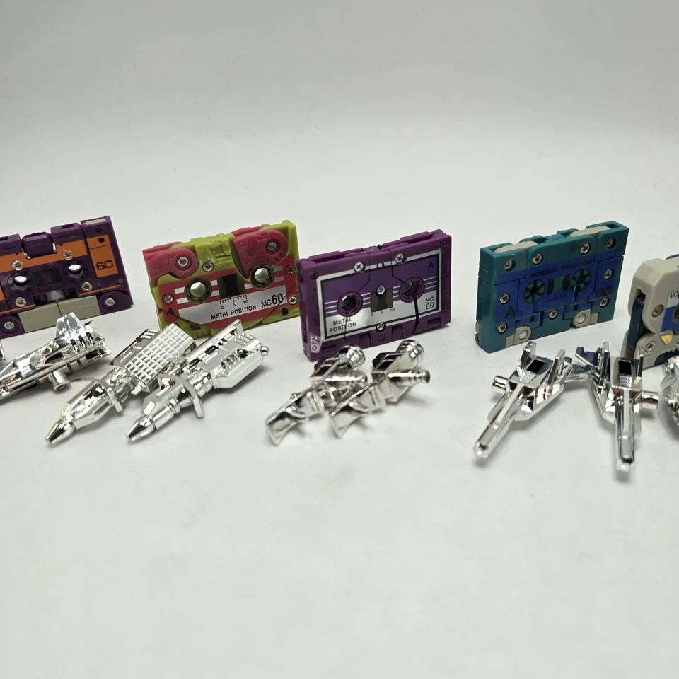 LOTE DE 7 casetes de colección Transformers G1 Squawktalk Beastbox Ratbat Overkill+ Foto 3 de 4