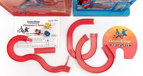 Curious George Adventures Fireman Chase 10010 Pacific Innovations 1998 SEE VIDEO - Picture 3 of 24