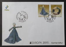 2015 FAROE ISLANDS FOROYAR DENMARK EUROPA OLD TOYS FDC