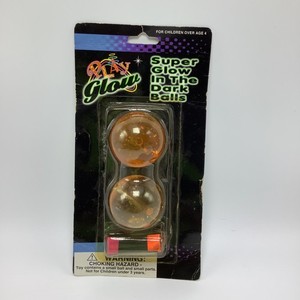 Play Glow Super Glow in the Dark Balls Packaged 2 Balls