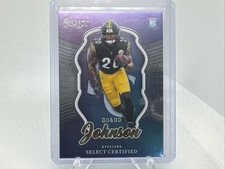2025 Panini Select Kaleb Johnson Select Certified Silver