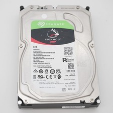 Seagate IronWolf ST6000VN001 6TB SATA NAS HDD 3.5in 7200 RPM Used Good