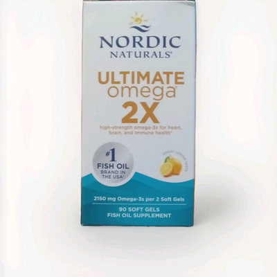 #ad NORDIC NATURALS 90 ULTIMATE OMEGA 2X LEMON EXP 7 28 $25.95