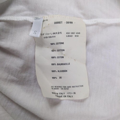 Rare Prada Zip Pocket Color Stitch T-Shirt - Picture 8 of 9