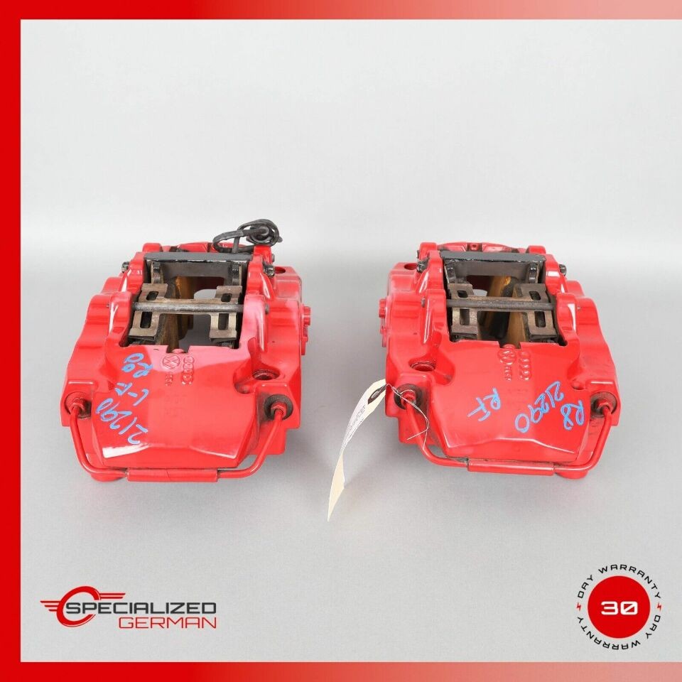2010-2013 Audi R8 Front Brake Caliper Calipers Brembo Pair OEM