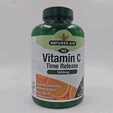 Natures Aid Vitamin C 1000mg Time Release 180 Tablets