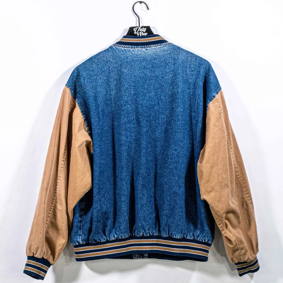 Chaqueta Bomber Denim Sun Microsystems XL DE COLECCIÓN Tecnología Años 90 Foto 2 de 4