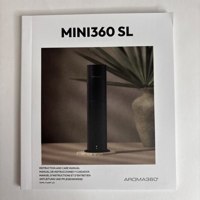 Aroma360 Mini360 SL Scent Diffuser-Black/Remote/AC Adapter