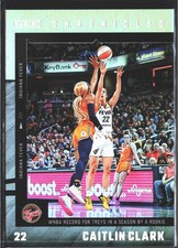 Caitlin Clark Basketball Card 2025 Panini Chronicled #9 Holo Indiana Fever