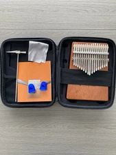Kalimba Hand Piano Musical Instrument with Carrying Case 17 Keys