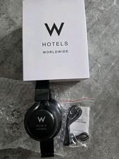 W Hotels Worldwide - Branded Bluetooth Wireless Headphones - Merchandise * RARE*