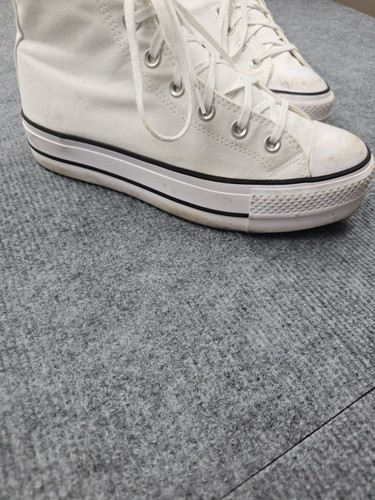 Converse Chuck Taylor All Star Platform Shoes Womens 8.5 High Top Canvas Classic - Picture 5 of 7