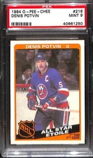 1984 O-PEE-CHEE #216 Denis Potvin PSA 9 Mint 40661250 