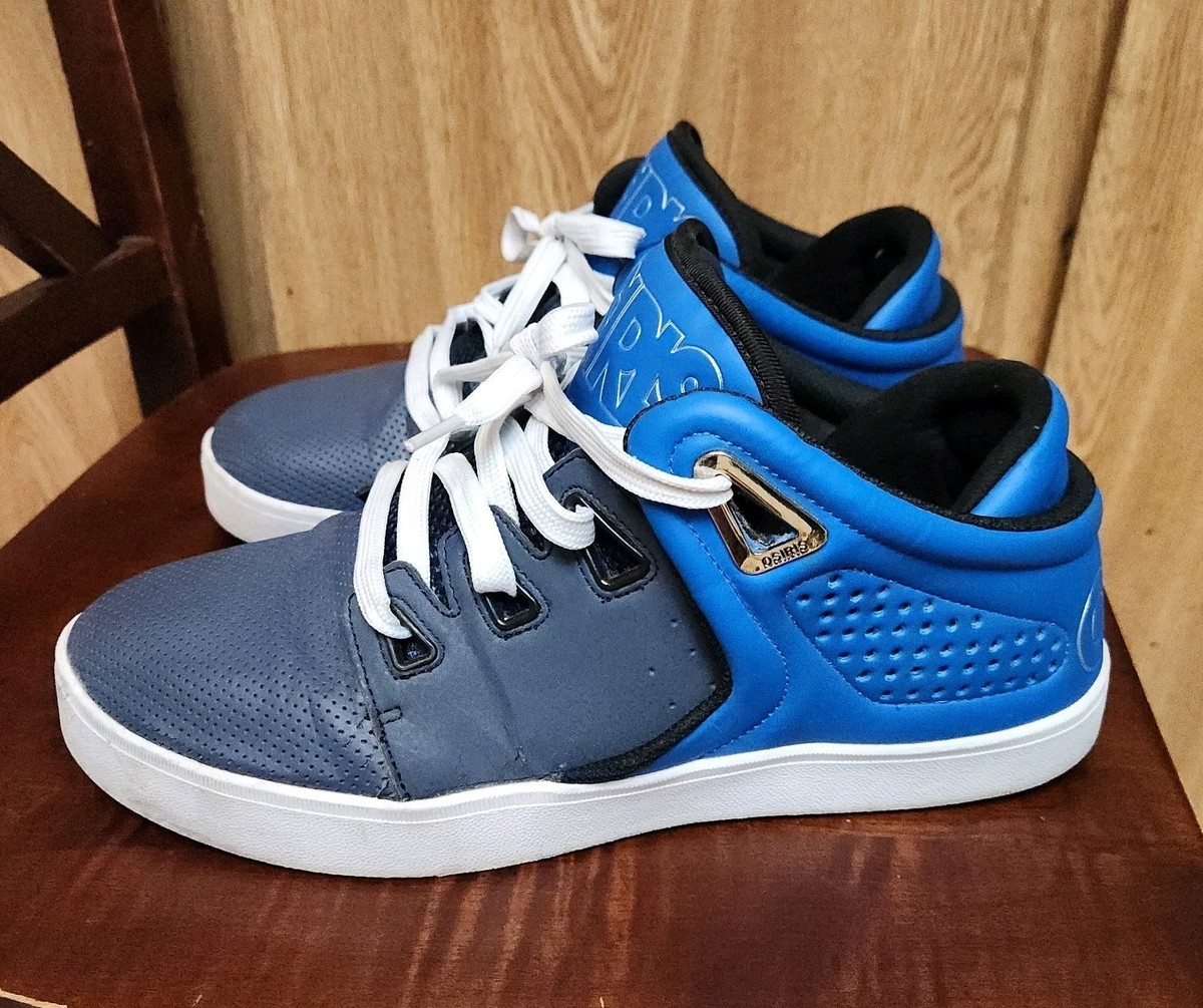 Osiris D3V Chunky Skate Shoes Mens Size 10.5 Blue White Y2K Puffy