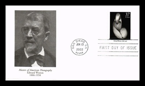 US COVER EDWARD WESTON MASTERS OF AMERICAN PHOTOGRAPHY FDC FLEETWOOD