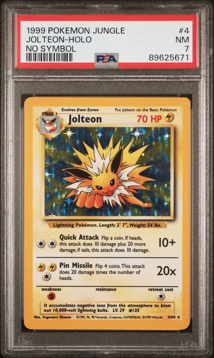 Jolteon Pokémon TCG Professional Sports Authenticator (PSA