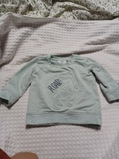 Tommy Bahama Kids Sweatshirt - Light Green with Dinosaur Design 12M 523