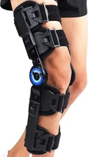 Adjustable Knee Orthopedic Support,Hinged ROM Knee Brace,Recovery Stabilization