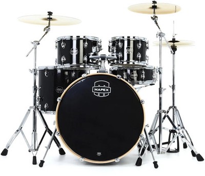 Mapex Venus Rock 5-piece Drum Set - Black Galaxy Sparkle