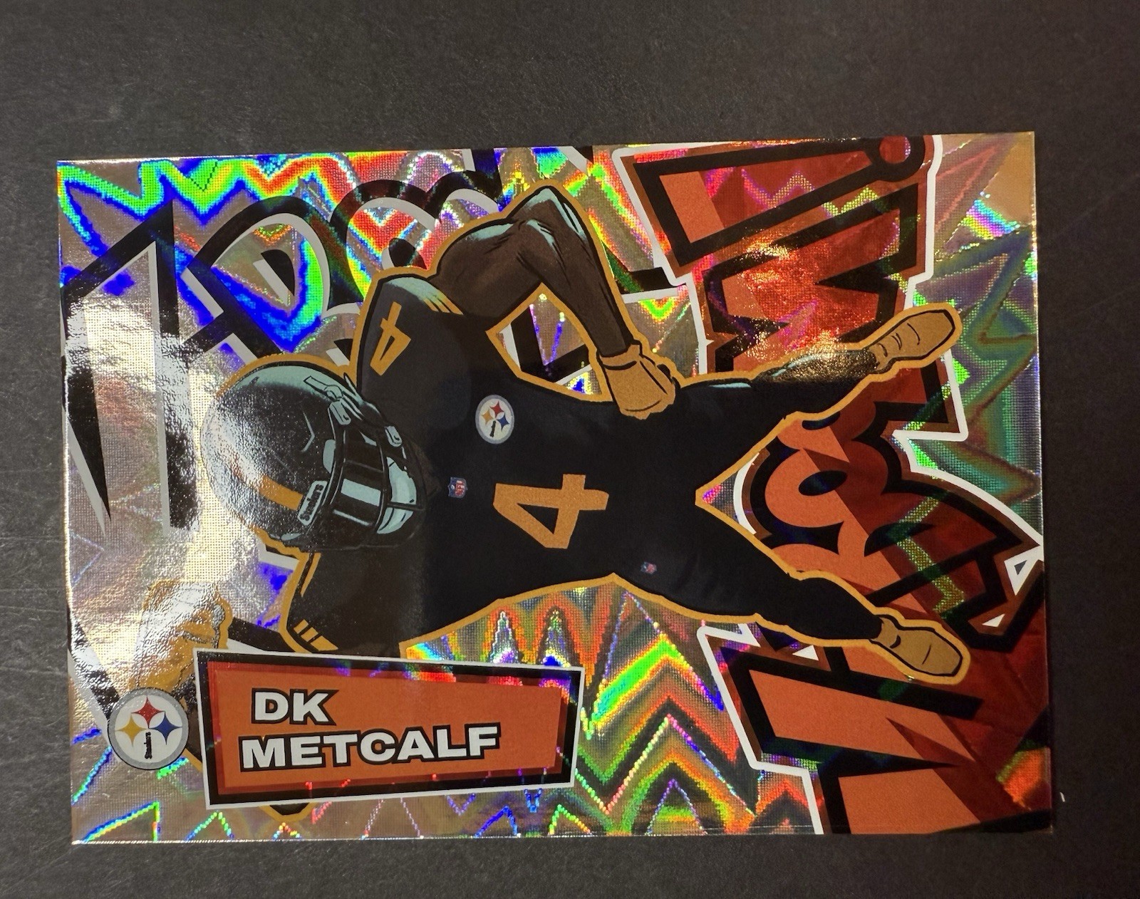 DK Metcalf Kaboom! 2025 Panini Absolute Football STEELERS CASE HIT 🔥