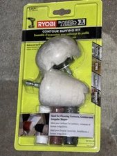 Ryobi 5-Piece Contour Buffing Kit For Chrome Stainless Brass Plastic A10CP11 NEW