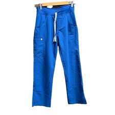 Figs Technical Collection Blue Kade Cargo Women's Scrubs Pants Size XS/P