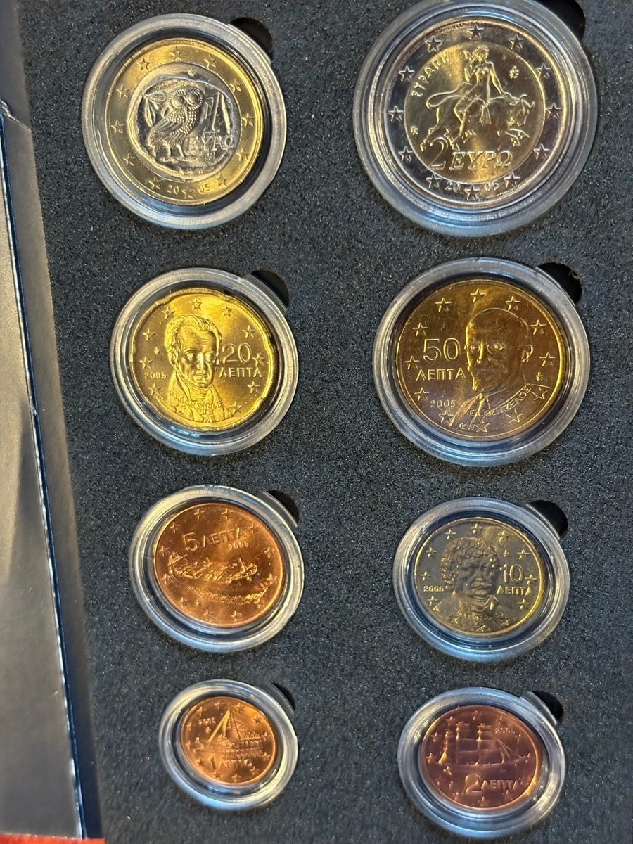 Coffret Euro Grèce 2005 - Pièces En Euros - État Neuf Sous Blister