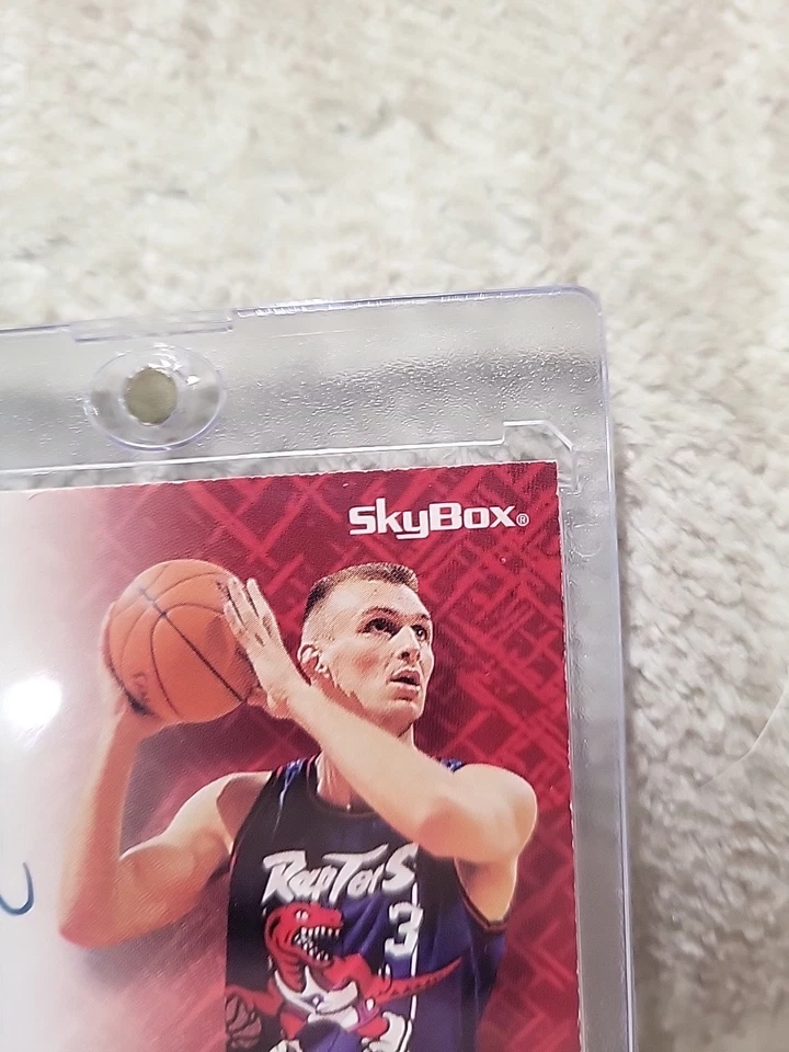 1996-97 Skybox Premium - Autographics Zan Tabak Blue Ink (AU) - Image 2 of 4